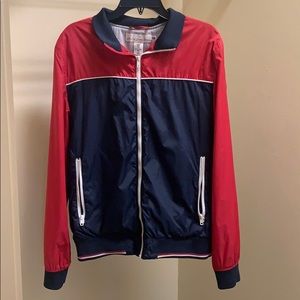 H&M color block Zip-up jacket